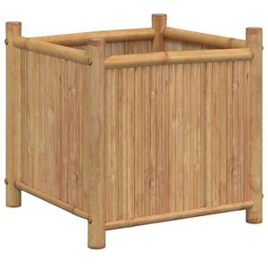 vidaXL Саксия 50x50x50 см бамбук