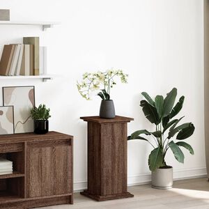 vidaXL Стойка за витрини със съхранение 31x30x60 см инженерно дърво