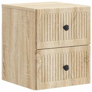 vidaXL Спален шкаф с монтаж на стена Дъб сонома 33 x 34,5 x 40 см