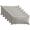 vidaXL Калъфка за възглавница 6 pcs HOUTEN Светлосиво 40 x 70 cm
