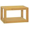 vidaXL Стенен шкаф за баня, 60x45x35 см, тиково дърво масив