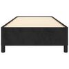 vidaXL Рамка за легло без матрак, черна, 100x200 см, кадифе