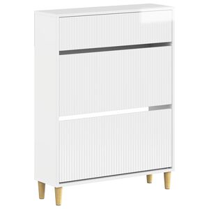 vidaXL Шкаф за обувки ARNHEM 78 x 24 x 103 см Инженерна дървесина