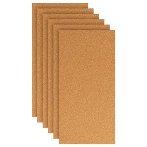 vidaXL Корков лист 6 pcs Кафяво 100 x 50 cm Корк