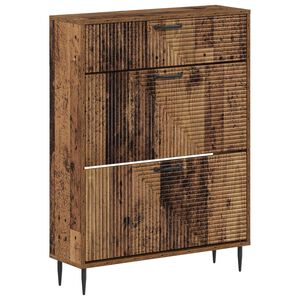 vidaXL Шкаф за обувки HAARLEM 78 x 24 x 103 см Инженерна дървесина