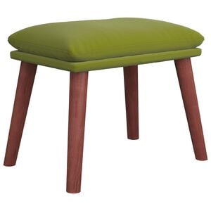 vidaXL Табуретка, светлозелена, 45x29,5x35 см, кадифе