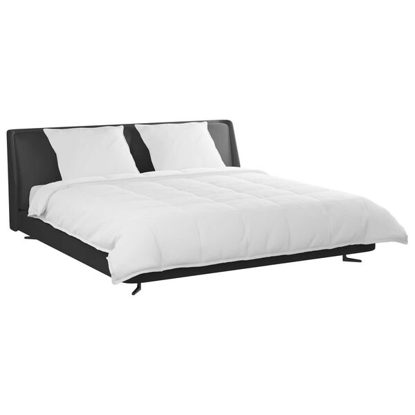 vidaXL Комплект завивки с възглавница 3 pcs Бяло Пухени пера