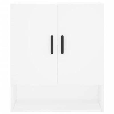 vidaXL Стенен шкаф, бял, 60x31x70 см, инженерно дърво