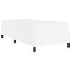 vidaXL Рамка за легло с матрак Бяло 90 x 200 cm текстил
