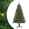 vidaXL С изкуствено коледно дърво с 150 LED светодиода Зелен 150 cm