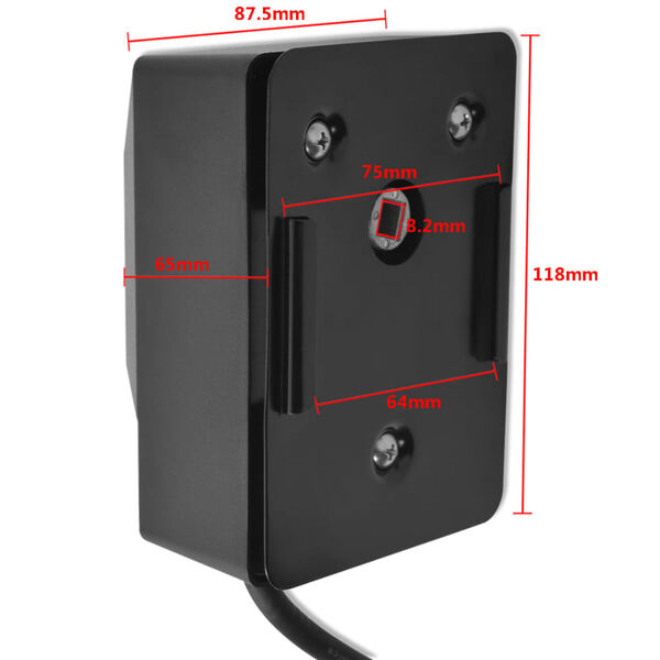 vidaXL Мотор за барбекю шиш, 4 W, черен