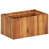 vidaXL Градинска повдигната леха, 50x30x25 см, акациево дърво масив