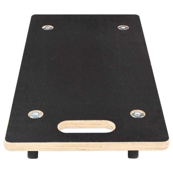 vidaXL Транспортна количка 6 pcs Сив Шперплат