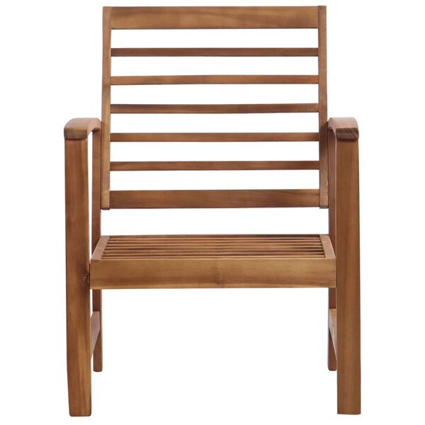 vidaXL Градински комплект от 4 части, акациево дърво масив