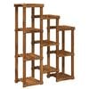 vidaXL Стойка за растения Натурално 85 x 30 x 114,5 см