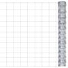 vidaXL Градинска ограда, поцинкована стомана, 50x1,25 м, сребриста