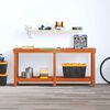 vidaXL Работна маса Восъчен Кафяв 180 x 50 x 80 cm Масивна боровина