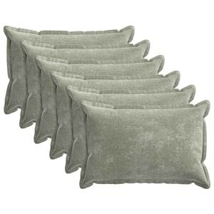 vidaXL Калъфка за възглавница 6 pcs HOUTEN Зелено 40 x 60 cm