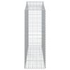 vidaXL Габионни кошници арка 14 бр 200x50x140/160см поцинковано желязо