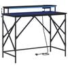 vidaXL Бюро Черния дъб Инженерна дървесина 100 x 50 x 86,5 см