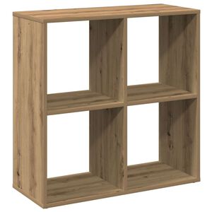vidaXL Разделител за стая / библиотека, дъб артизан, 69,5x29x69,5 см