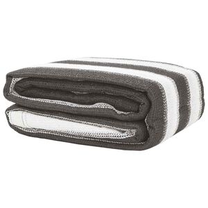 vidaXL Килим за палатка, антрацит и бяло, 400x400 см, HDPE