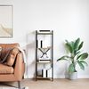 vidaXL Рафт за книги Дъб 40 x 30 x 119 см Инженерно дърво