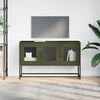 vidaXL ТВ шкаф маслиненозелен 100,5x39x60,5 cm