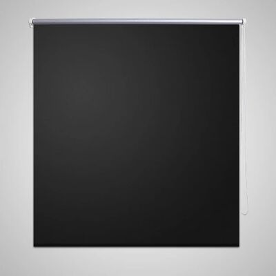 Затъмняваща ролетна щора, черна, 40 х 100 см