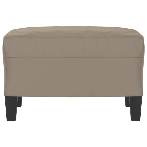 vidaXL Табуретка, таупе, 60x50x41 см, плат микрофибър