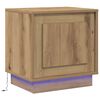 vidaXL Нощен шкаф Дъб 44 x 34,5 x 45 см Инженерна дървесина