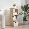 vidaXL Библиотека стифиращи дъб артизан 30x30x80 см инженерно дърво