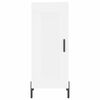 vidaXL Висок шкаф, бял, 34,5x34x180 см, инженерно дърво