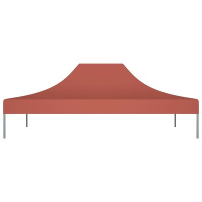 vidaXL Покривало за парти шатра, 4x3 м, теракота, 270 г/м²