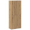 vidaXL Офис шкаф Дъб 60 x 32 x 152,5 см Инженерна дървесина
