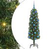 vidaXL С изкуствено коледно дърво с 150 LED светодиода Зелен 150 cm