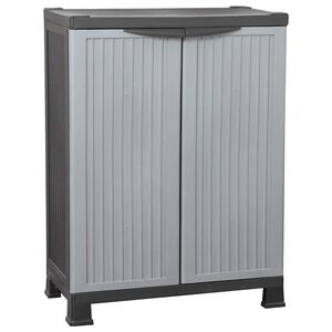 vidaXL Пластмасов шкаф, 68x39x92 см
