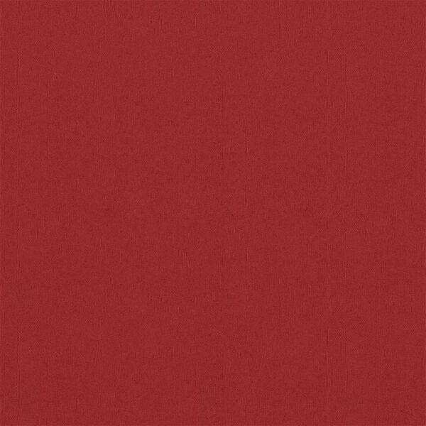 vidaXL Балконски параван, червен, 75x400 см, оксфорд плат