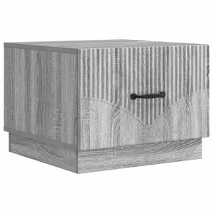 vidaXL Масичка за кафе Сива сонома 49 x 50 x 37 см Инженерна дървесина