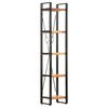 vidaXL Библиотека с 5 рафта, 40x30x180 см, акация масив