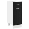 vidaXL Висящ шкаф Черния дъб 30 x 46 x 81,5 см Инженерна дървесина