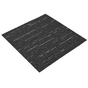 vidaXL Килимна плочка Сифтен черен 50 x 50 cm 4 бр. ПП и Битум
