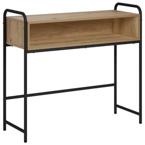 vidaXL Конзолна маса Дъб артизан 90 x 33 x 80,5 см Инженерна дървесина