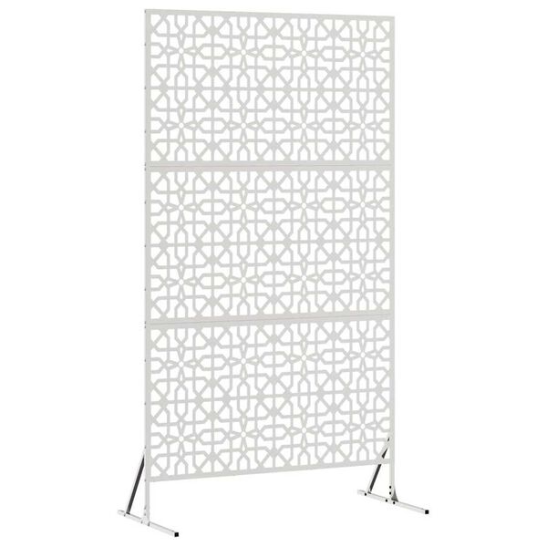 vidaXL Екран за уединение Сив 100 x 50 x 180 см Стомана