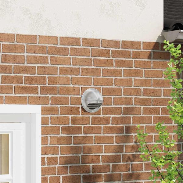 vidaXL Предпазители за въздушна вентилация 8 pcs Сребрист 150 mm