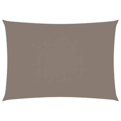 vidaXL Платно-сенник, Оксфорд текстил, правоъгълно, 3,5x5 м, таупе