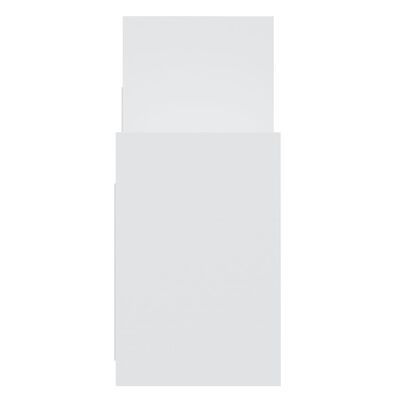 vidaXL Страничен шкаф, бял, 60x26x60 см, ПДЧ