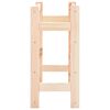 vidaXL Стойка за вино за 16 бутилки, борова дървесина