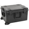 vidaXL Преносим калъф за полет, черен, 62,5x49,5x37 см, PP