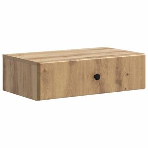 vidaXL Стенен страничен масичка 59 x 34,5 x 17 см Инженерна дървесина